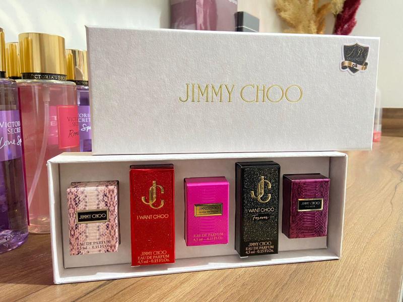 Kit Miniaturas Jimmy Choo 5 X 4,5Ml Perfumes Femininos - Kit de